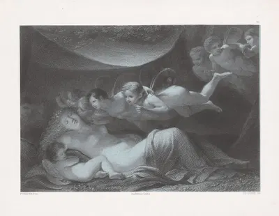 Le Rêve by Eugène Leroux, 1846-1853 — digital art print download