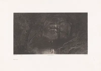 Morestel (Isère) by Eugène Leroux, 1856-1857 — digital art print download