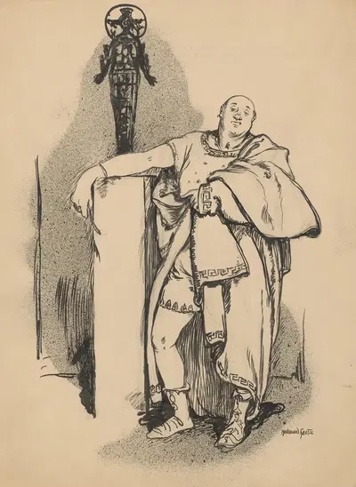 Жертвенное мясо by Гудмунд Хентце, 1921 — digital art print download