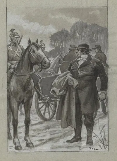 Йенс Кульсвьер и Йорген by Ингеборг Хильдаль, 1915 — digital art print download