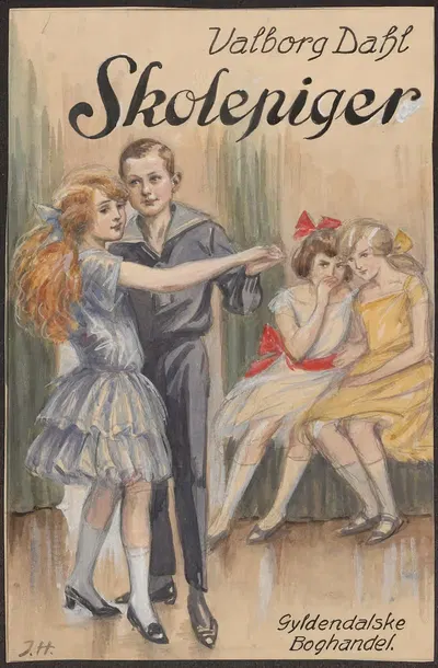 Школьницы by Ингеборг Хильдаль, 1923 — digital art print download