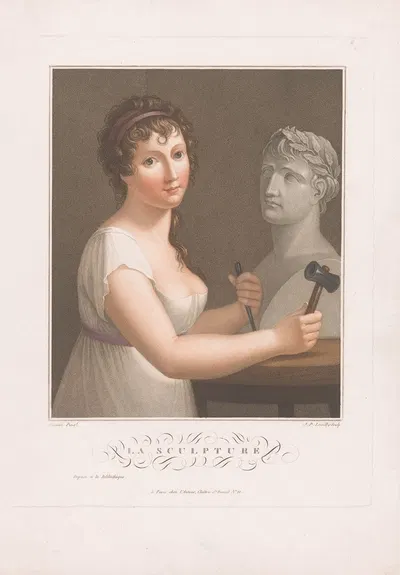 La Sculpture by Jacques Philippe Levilly, 1806 — digital art print download