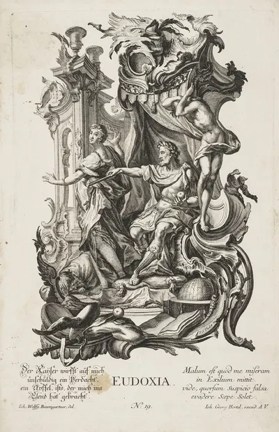 Eudoxia by Jakob Gottlieb Thelott, 1730-1768 — digital art print download