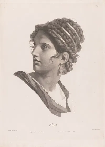 Этюд by Жан Прудон, 1788-1888 — digital art print download