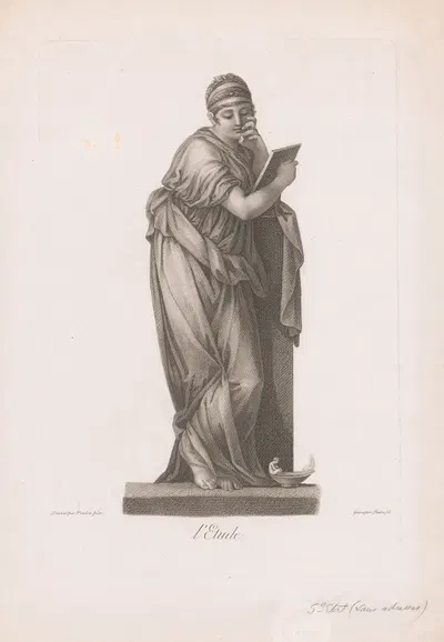 Учебное заведение by Жан Прудон, 1810-1823 — digital art print download
