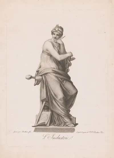 L'Industrie by Жан Прудон, 1810-1823 — digital art print download