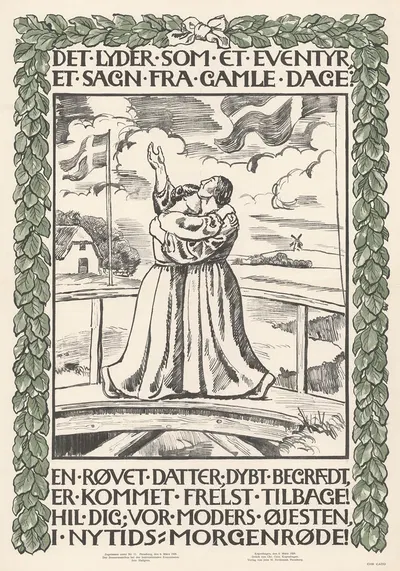 Det lyder som et Eventyr, et Sagn fra gamle Dage by Йоаким Сковгорд, 1920 — digital art print download