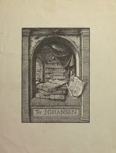 Th. Johansen by Johan Kristian Kongstad, 1885-1929 — digital art print download