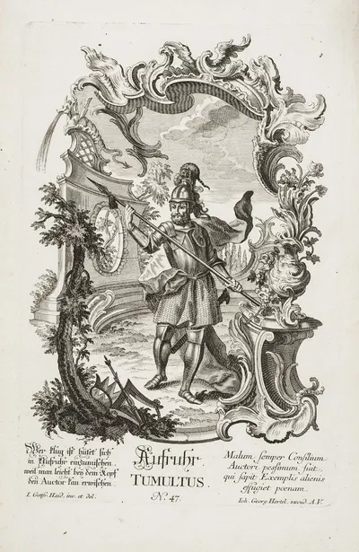 Тумулус by Иоганн Готфрид Хайд, 1730-1768 — digital art print download