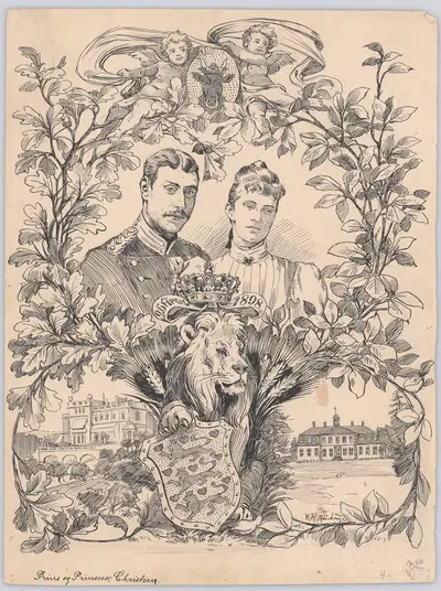 Кристиан X by Карл Хансен Рейстрюп, 1898 — digital art print download