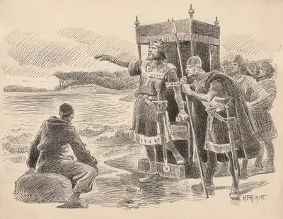 Кнуд Великий by Карл Хансен Рейстрюп, 1915 — digital art print download
