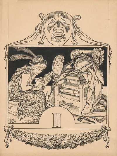 Национальный дар, или Знаменитая старина Пл.4 by Луис Мое, 1902 — digital art print download