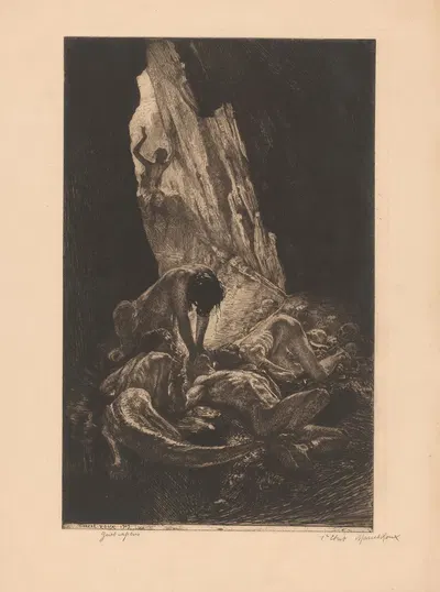 Guet-apens by Marcel Roux, 1909 — digital art print download