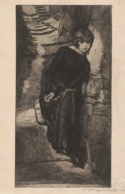 Misère de misère by Marcel Roux, 1909 — digital art print download