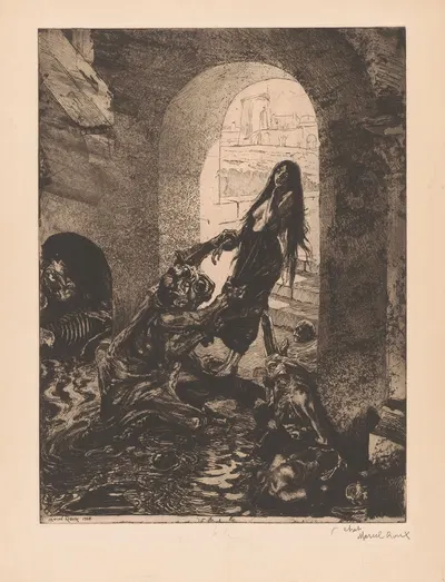 Подношение Молоху by Марсель Ру, 1909 — digital art print download