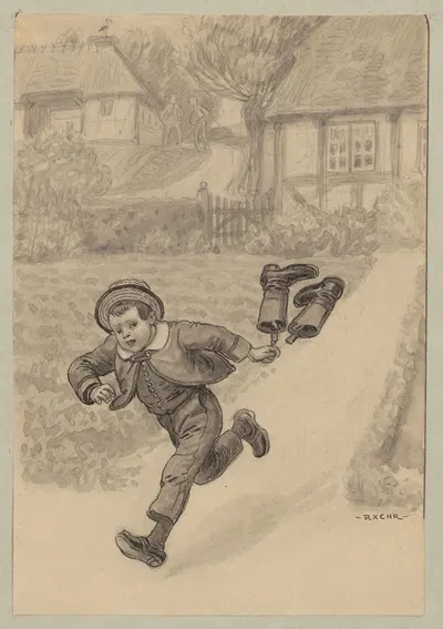 Сапожник by Расмус Кристиансен, 1880-1940 — digital art print download