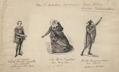 Шведские актеры в ролях Шекспира. by Расмус Кристиансен, 1880-1940 — digital art print download