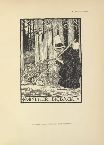 Мать Большая спина by Ричард Джеймс Уильямс, 1914 — digital art print download