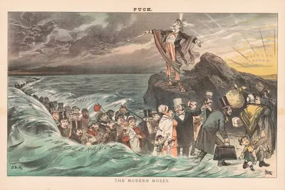The Modern Moses by Frederick Burr Opper, 1881 — digital art print download