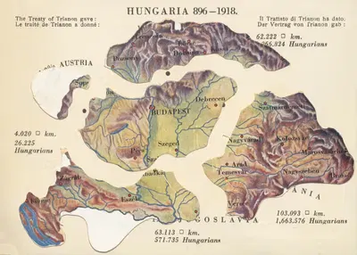 Hungaria 896-1918 by Gusztav Emich, 1920 — digital art print download