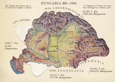 Hungaria 896-1918 by Gusztav Emich, 1920 — digital art print download