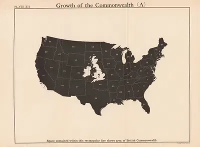Growth of the Commonwealth by Lionel George Curtis, 1916 — digital art print download