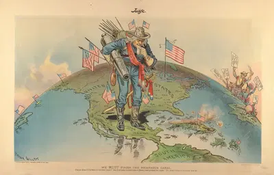 We Must Finish the Nicaragua Canal by Виктор Гиллам, 1898 — digital art print download
