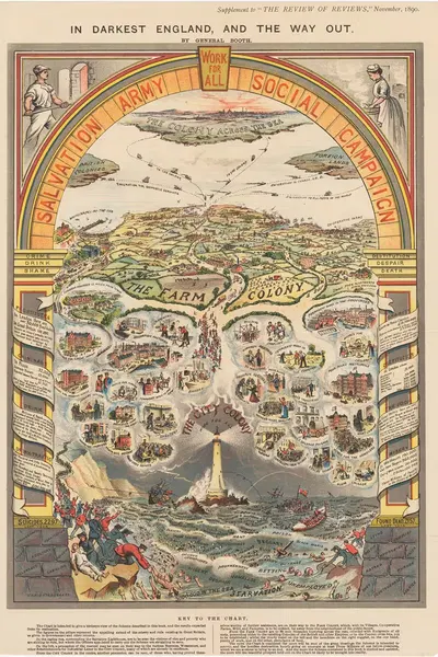 In Darkest England and the Way Out by William Booth, 1890 — digital art print download