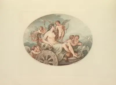 The Triumph of Beauty and Love - G. B. Cipriani by Julia Frankau, 1900 — digital art print download