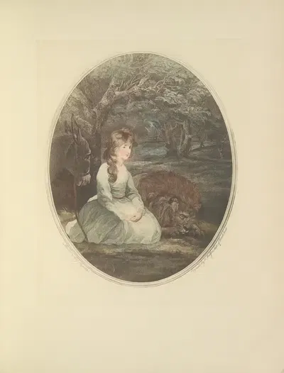 Una (Miss Elizabeth Beauclerk) - Sir J. Reynolds by Julia Frankau, 1900 — digital art print download