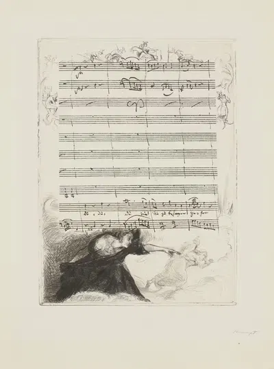 Du, du, du, wirst sie zu befreien gehn by Макс Слевогт, 1924 — digital art print download