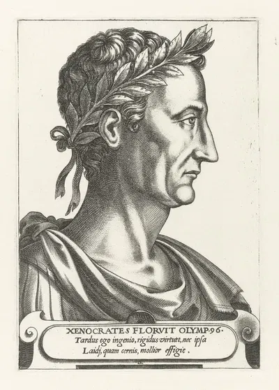 Xenocrates by René Boyvin, 1566 — digital art print download