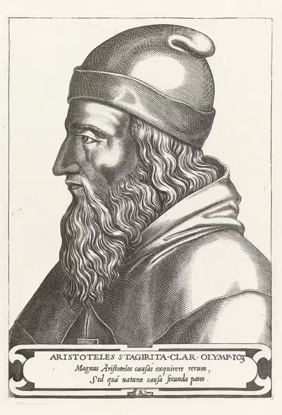 Aristotle by René Boyvin, 1566 — digital art print download