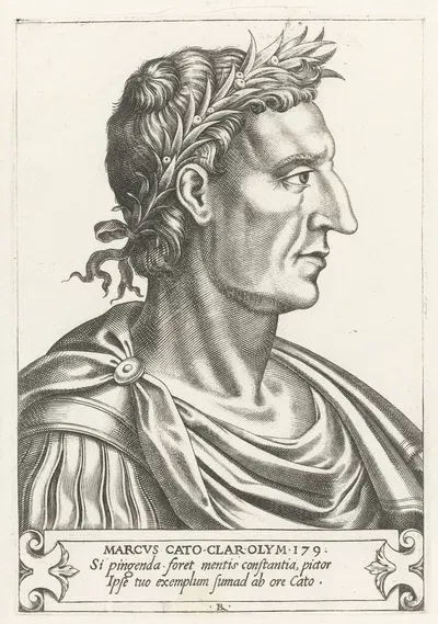Marcus Porcius Cato by René Boyvin, 1566 — digital art print download