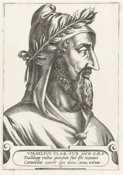 Publius Vergilius Maro (Virgil) by René Boyvin, 1566 — digital art print download