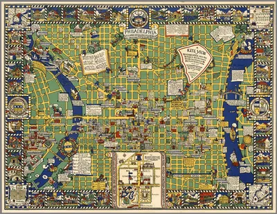 Philadelphia by Edwin Olsen, 1926 — digital art print download