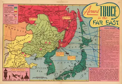 Armed Truce in the Far East by Edwin Sundberg, 1938 — digital art print download