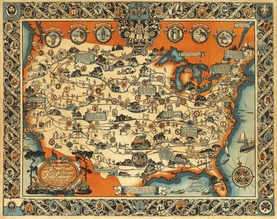 Highways and byways of Girl Scouting. Girl Scouts Inc. by Elizabeth Shurtleff, 1927 — digital art print download