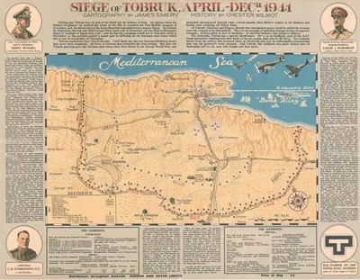 Siege of Tobruk, April-Decr. 1941 by James Emery, 1941 — digital art print download