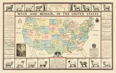 Wool and mohair in the United States by Joseph Patterson Sims, 1939 — digital art print download