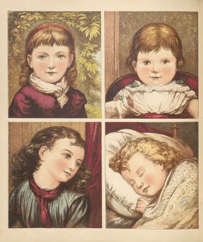Our boys and girls Pl.6 by Laura Valentine, 1876 — digital art print download