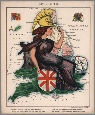England by Lilian Lancaster, 1868 — digital art print download