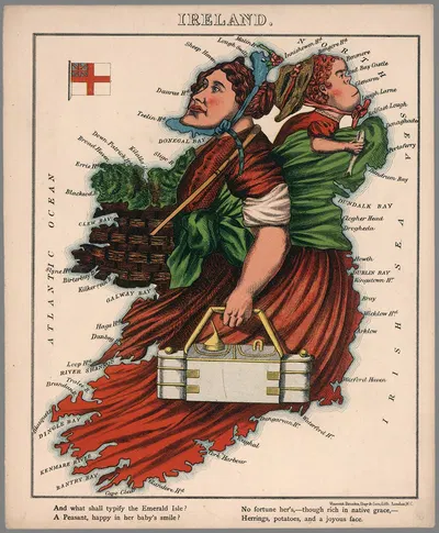 Ireland by Lilian Lancaster, 1868 — digital art print download