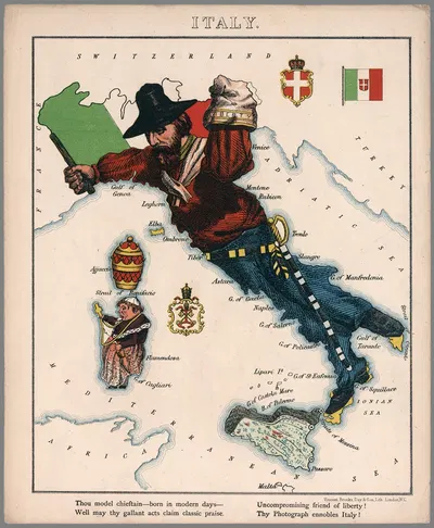 Italy by Lilian Lancaster, 1868 — digital art print download