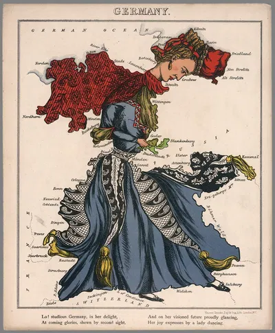 Germany by Lilian Lancaster, 1868 — digital art print download
