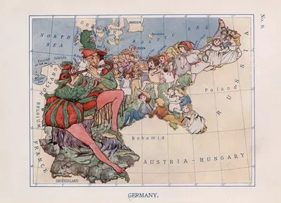 Germany. The Children Followed the Pied Piper by Lilian Lancaster, 1912 — digital art print download