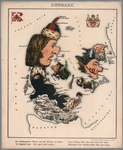 Denmark by Lilian Lancaster, 1868 — digital art print download