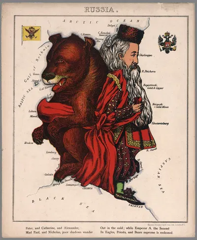 Russia by Lilian Lancaster, 1868 — digital art print download