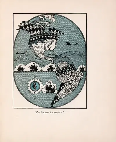 I'm Western Hemisphere by Luxor Price, 1927 — digital art print download