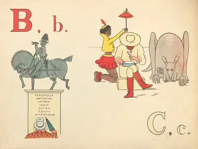 An ABC for baby patriots Pl.03 by Mrs Ernest Ames, 1899 — digital art print download